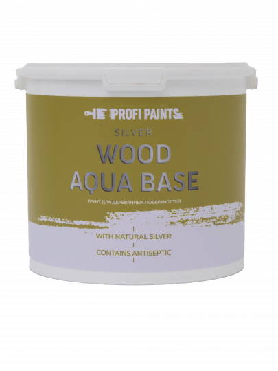 Грунтовка по дереву акриловая с антисептиком PROFIPAINTS SILVER WOOD AQUA BASE