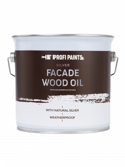 Масло для дерева фасадное атмосферостойкое PROFIPAINTS SILVER FACADE WOOD OIL