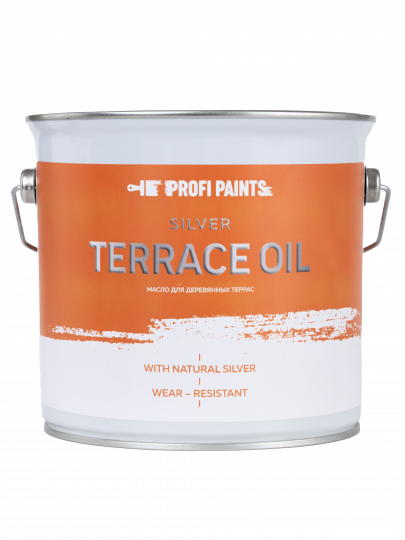 Масло для дерева террасное износостойкое PROFIPAINTS SILVER TERRACE OIL